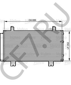 88460-53030 Конденсатор, кондиционер LEXUS в городе Краснодар