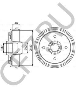 96457 238 Тормозной барабан Chrysler в городе Краснодар