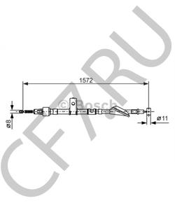 5440160G00 Трос, стояночная тормозная система MARUTI в городе Краснодар