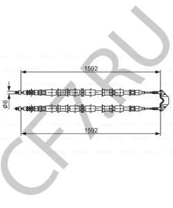 24 465 148 Трос, стояночная тормозная система HOLDEN в городе Краснодар