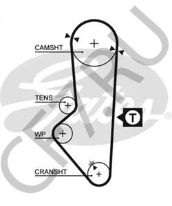 GTB1253XS Ремень ГРМ MG в городе Краснодар