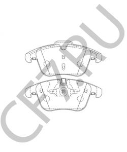 C2C35612 Комплект тормозных колодок, дисковый тормоз DAIMLER в городе Краснодар