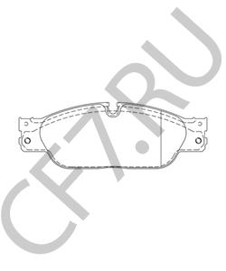 C2C23786 Комплект тормозных колодок, дисковый тормоз DAIMLER в городе Краснодар