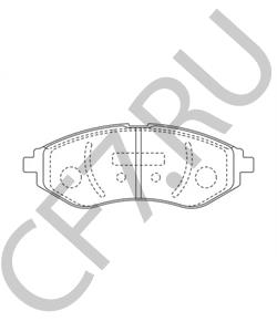 PW892497 Комплект тормозных колодок, дисковый тормоз PROTON в городе Краснодар