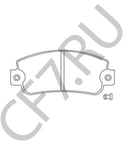 793465 Комплект тормозных колодок, дисковый тормоз AUTOBIANCHI в городе Краснодар