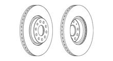 VW (FAW) Тормозной диск