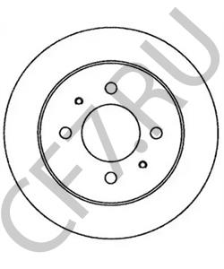 MB857763 Тормозной диск PROTON в городе Краснодар