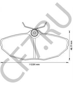 C2C8342 Комплект тормозных колодок, дисковый тормоз DAIMLER в городе Краснодар