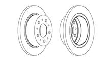 CITROËN/PEUGEOT Тормозной диск