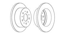 CITROËN/PEUGEOT Тормозной диск