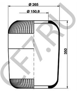 5000 819 517 Кожух пневматической рессоры RENAULT TRUCKS в городе Краснодар