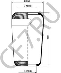 5001 857 612 Кожух пневматической рессоры RENAULT TRUCKS в городе Краснодар