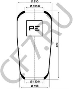 5010 294 385 Кожух пневматической рессоры RENAULT TRUCKS в городе Краснодар