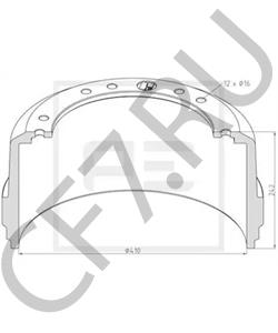 8 036 465 Тормозной барабан VOLVO в городе Краснодар