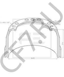 003171745 Тормозной барабан VOLVO в городе Краснодар