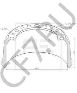 5000 737 768 Тормозной барабан RENAULT TRUCKS в городе Краснодар