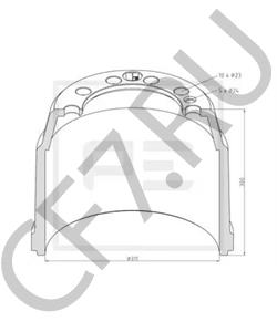 86 960 Тормозной барабан FRUEHAUF в городе Краснодар