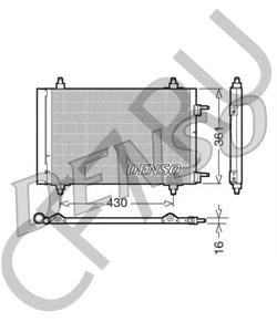 6455CY Конденсатор, кондиционер CITROËN/PEUGEOT в городе Краснодар