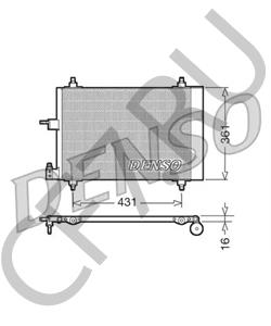 6455Y9 Конденсатор, кондиционер CITROËN/PEUGEOT в городе Краснодар