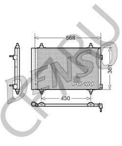 6455CX Конденсатор, кондиционер CITROËN/PEUGEOT в городе Краснодар