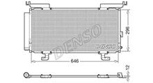 SUBARU Конденсатор, кондиционер