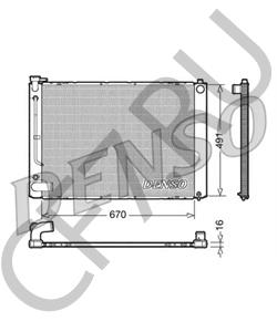 1604120290 Радиатор, охлаждение двигателя LEXUS в городе Краснодар