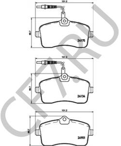 MDK0264 Комплект тормозов, дисковый тормозной механизм LOTUS в городе Краснодар