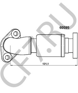 611 140 01 57 Трубка, клапан возврата ОГ MERCEDES-BENZ в городе Краснодар