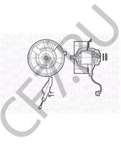 6N1819021 Вентилятор салона VW/SEAT в городе Краснодар
