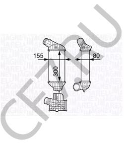 0384.P6 Интеркулер CITROËN/PEUGEOT в городе Краснодар
