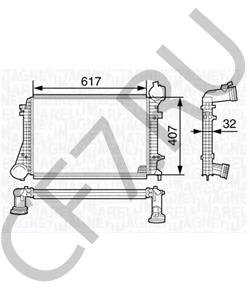 1K0145803F Интеркулер VW/SEAT в городе Краснодар