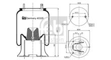 FRUEHAUF Кожух пневматической рессоры