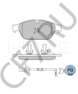 4G0 698 151 S Комплект тормозных колодок, дисковый тормоз VW (SVW) в городе Краснодар