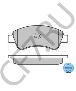 4253.42 Комплект тормозных колодок, дисковый тормоз CITROËN (DF-PSA) в городе Краснодар