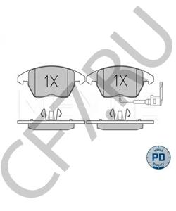 3C0 698 151 C Комплект тормозных колодок, дисковый тормоз VW (SVW) в городе Краснодар