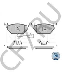 L1J0698151D Комплект тормозных колодок, дисковый тормоз VW (FAW) в городе Краснодар