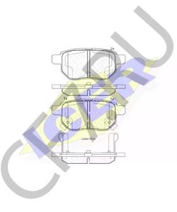 04466-12130 Комплект тормозных колодок, дисковый тормоз SCION в городе Краснодар