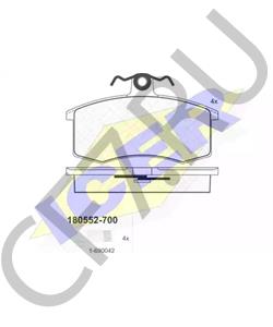 41080-5PA0B Комплект тормозных колодок, дисковый тормоз DATSUN в городе Краснодар