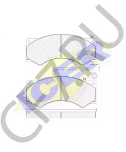 BBU 8178 Комплект тормозных колодок, дисковый тормоз LEYLAND в городе Краснодар