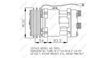 MASSEY FERGUSON Компрессор, кондиционер