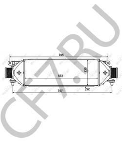 55700635 Интеркулер Chrysler в городе Краснодар