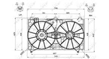 LEXUS Вентилятор, охлаждение двигателя