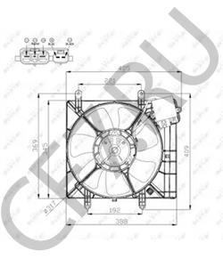 73310AG02A Вентилятор, охлаждение двигателя SUBARU в городе Краснодар