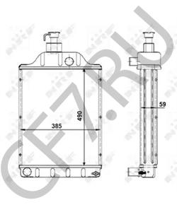 885411M93 Радиатор, охлаждение двигателя MASSEY FERGUSON в городе Краснодар