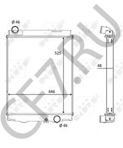 ME413765 Радиатор, охлаждение двигателя FUSO в городе Краснодар