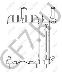 1660654M92 Радиатор, охлаждение двигателя MASSEY FERGUSON в городе Краснодар