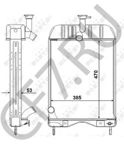 1680547M92 Радиатор, охлаждение двигателя MASSEY FERGUSON в городе Краснодар