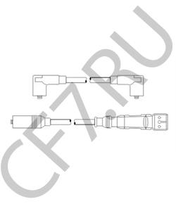 059 998 031 Комплект проводов зажигания VW/SEAT в городе Краснодар