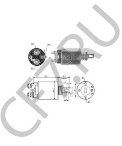 8 94216 633 0 Тяговое реле, стартер ISUZU в городе Краснодар