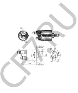 31210 PTO 01 Тяговое реле, стартер HONDA в городе Краснодар